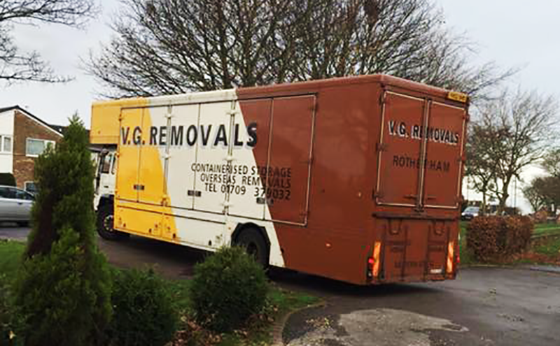 VG Removals Service in Rotherham and Sheffield